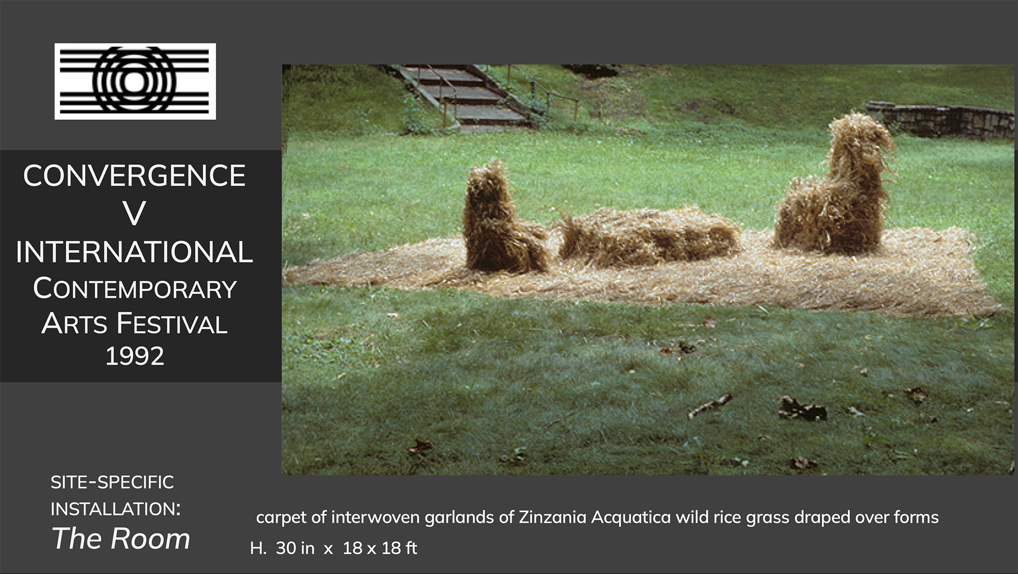 Site-specific installation: The Room Convergence V International Contemporary Arts Festival 1992
