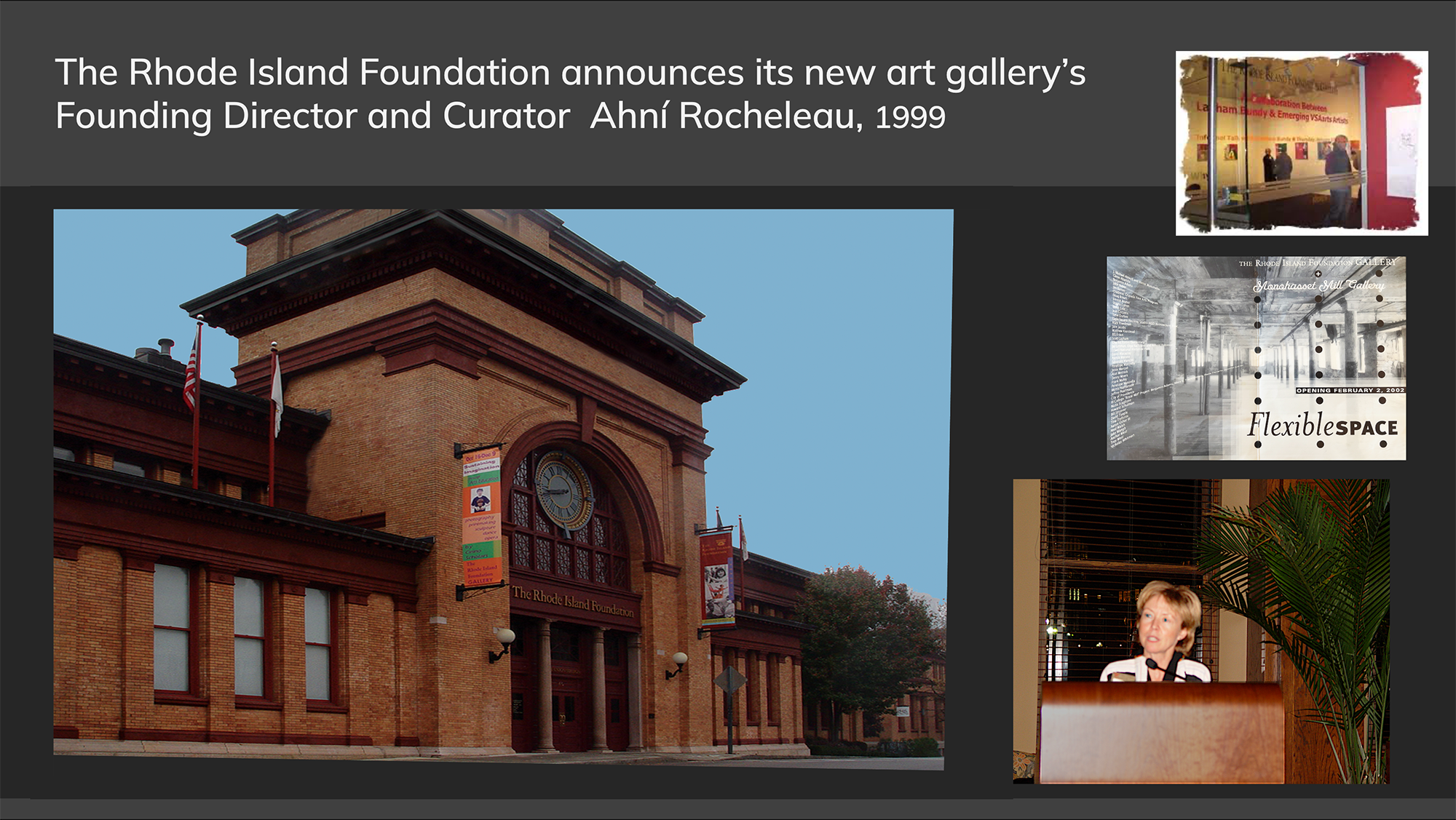 The Rhode Island Foundation announces its new art Gallery Founding Director and Curator, Ahní Rocheleau