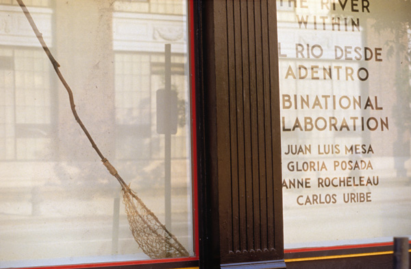 The River Within/El Rio Desde Adentro Exhibition
La Llorona’s fishnet, relic from performance video “LaLlorona.” Exhibition at the Sol Koffler Gallery, Rhode Island School of Design, Providence, Rhode Island, US