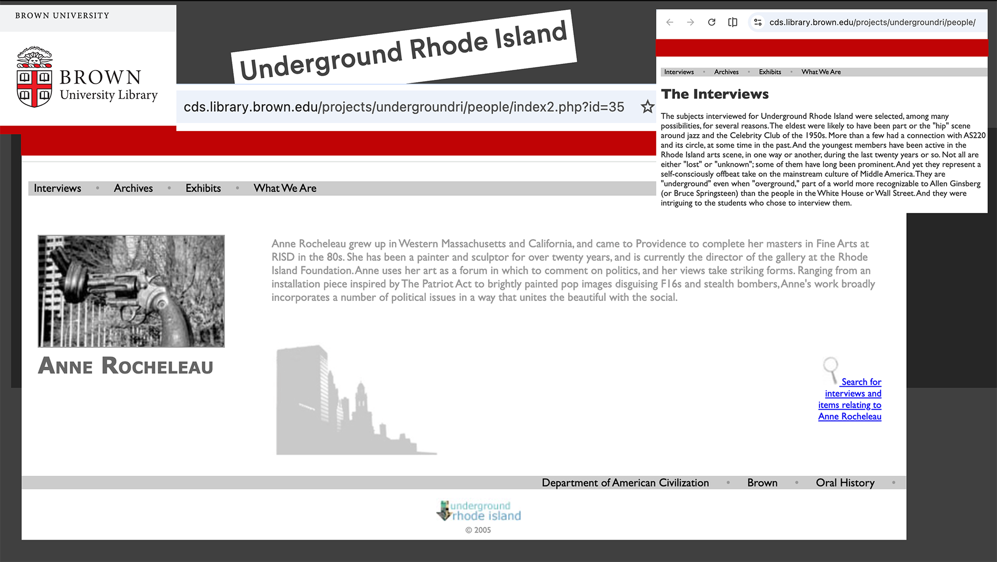 Brown University Underground Rhode Island Interview
