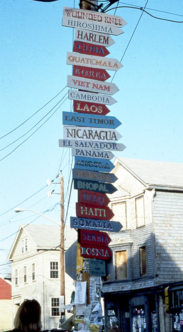 Mnemonic Device

sign painter’s enamel, found wood

H. 7.5′  W. 28″  D. 2″

$5900